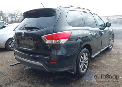 2016 Nissan Pathfinder S z USA, uszkodzony, nr VIN 5N1AR2MN0GC665190